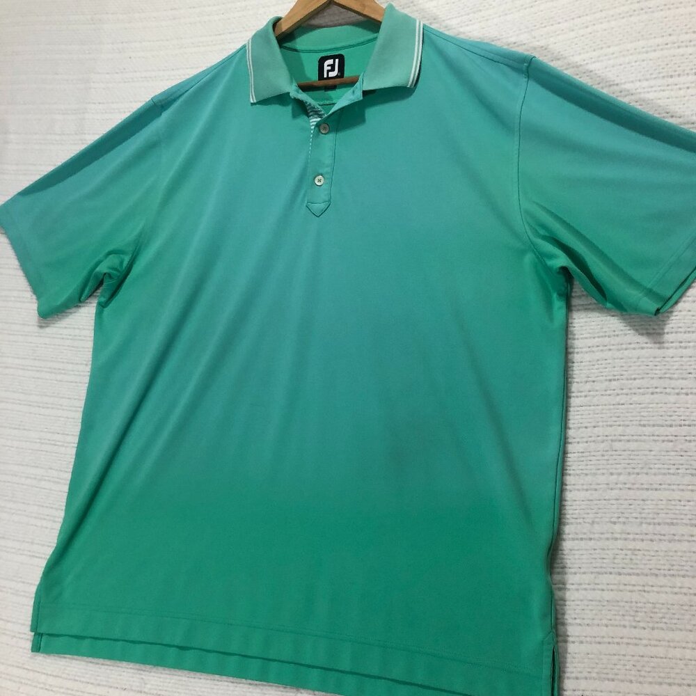 FootJoy Men's Size XL Green Golf Polo